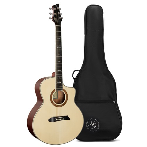Đàn Guitar Acoustic NG GT500NA-EQ (New model 2022) -Tặng Kèm Bao Đàn Chính Hãng